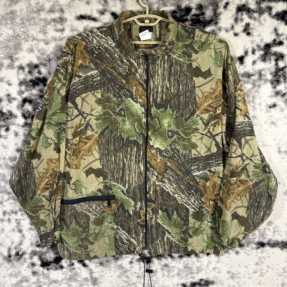 Liberty Realtree Camo Jacket Mens Size Extra Large Streetwear Punk Skater Pocket